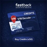 Crédits VIN decoder Lite